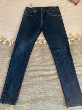 Skinny Fit Men's Jeans Levi Strauss 512 in Deep Blue Wash